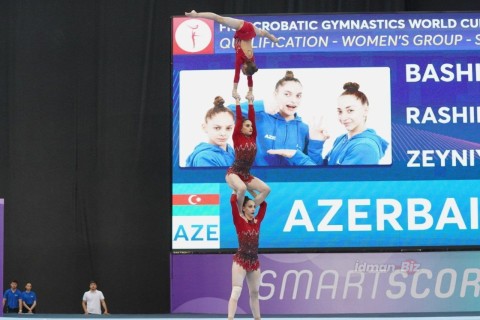 Azerbaijani acrobats off to strong start at World Cup – UPDATED – PHOTO