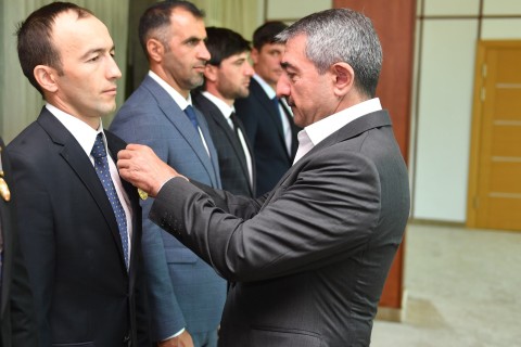 Avropa çempionu olan Azərbaycanın çövkən millisi mükafatlandırılıb - FOTO