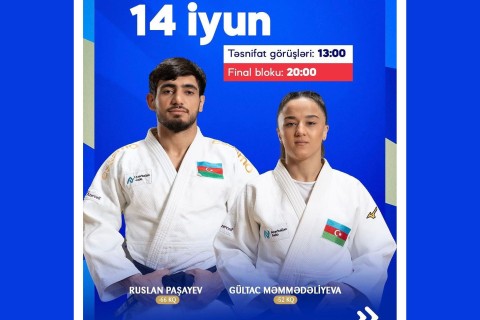 Dünya çempionatı: Daha 2 cüdoçumuz mübarizəyə qoşulur