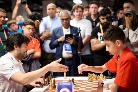 Azerbaijani 13-year-old chess player defeated the world's second-place player - VIDEO