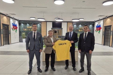 "Gəncə"nin prezidenti Manuçehir Hojizadə ilə görüşüb