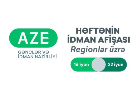 Regionlar üzrə HƏFTƏNİN İDMAN AFİŞASI