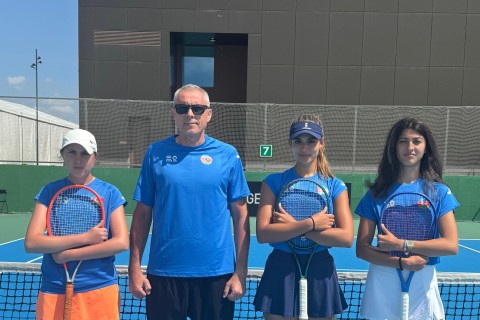 Azerbaijani tennis team defeats Albania at Billie Jean King Cup in Moldova – PHOTO