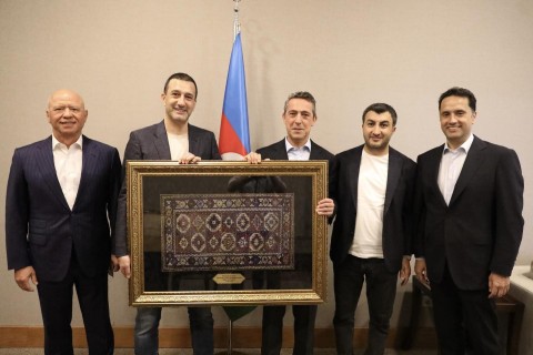 Ali Koç "Qarabağ"ın qonağı olub - FOTO