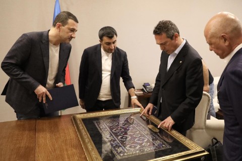 Ali Koç "Qarabağ"ın qonağı olub - FOTO