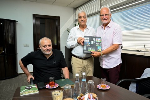 Tanınmış alman futbol mütəxəssisi PFL-in qonağı olub - FOTO