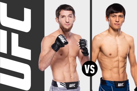 Российский и казахстанский бойцы провели необычную битву взглядов в Баку/ВИДЕО