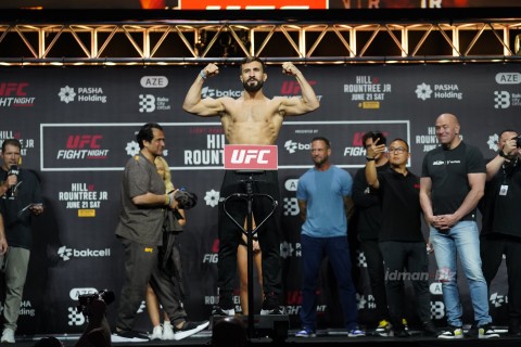 UFC döyüşçüləri üz-üzə - FOTO/VİDEO