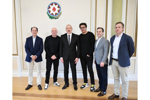 President Ilham Aliyev received UFC President - PHOTO