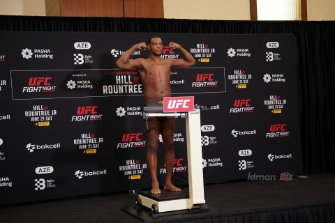 "UFC Baku Fight Night": Çəkiölçmə mərasimi - FOTO/VİDEO