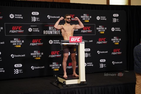 "UFC Baku Fight Night": Çəkiölçmə mərasimi - FOTO/VİDEO