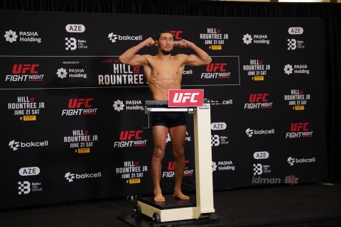 "UFC Baku Fight Night": Çəkiölçmə mərasimi - FOTO/VİDEO