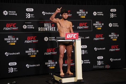 "UFC Baku Fight Night": Çəkiölçmə mərasimi - FOTO/VİDEO