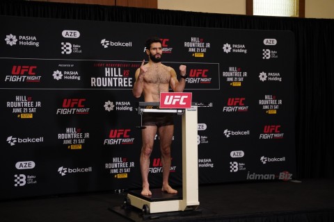 "UFC Baku Fight Night": Çəkiölçmə mərasimi - FOTO/VİDEO