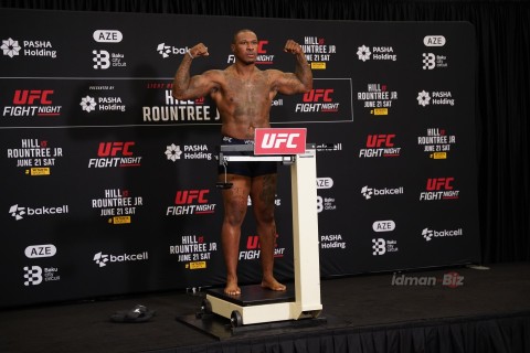 "UFC Baku Fight Night": Çəkiölçmə mərasimi - FOTO/VİDEO