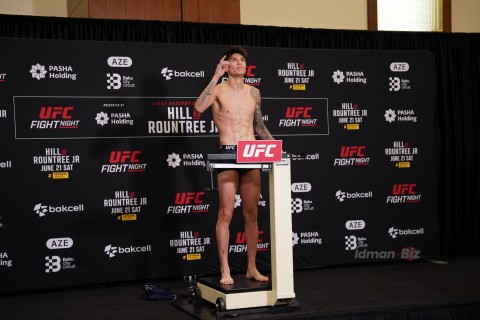 "UFC Baku Fight Night": Çəkiölçmə mərasimi - FOTO/VİDEO