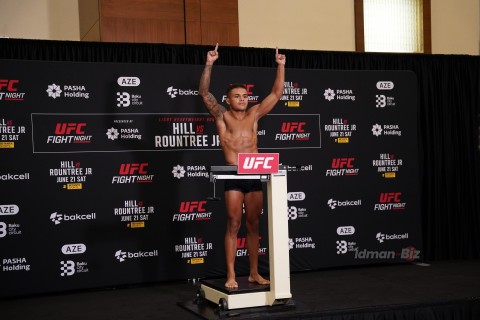 "UFC Baku Fight Night": Çəkiölçmə mərasimi - FOTO/VİDEO