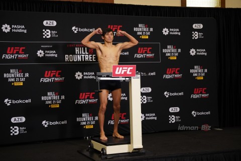 "UFC Baku Fight Night": Çəkiölçmə mərasimi - FOTO/VİDEO