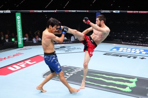 Bakıda UFC gecəsi: Taqir Ulanbekov və Klaudiya Siquladan qələbə - YENİLƏNİB/FOTO