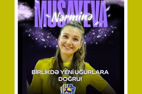 “Gəncə” voleybolçusu ilə yeni müqavilə imzalayıb
