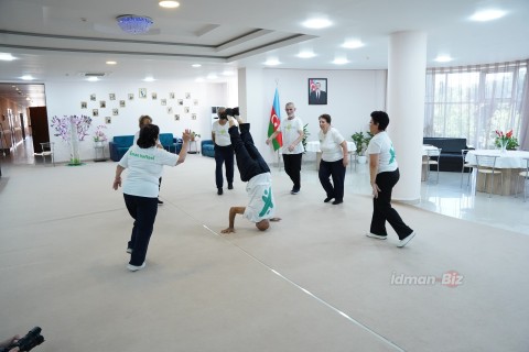 Жители дома престарелых готовятся к турниру Challenge, который пройдет в Баку - ФОТО
