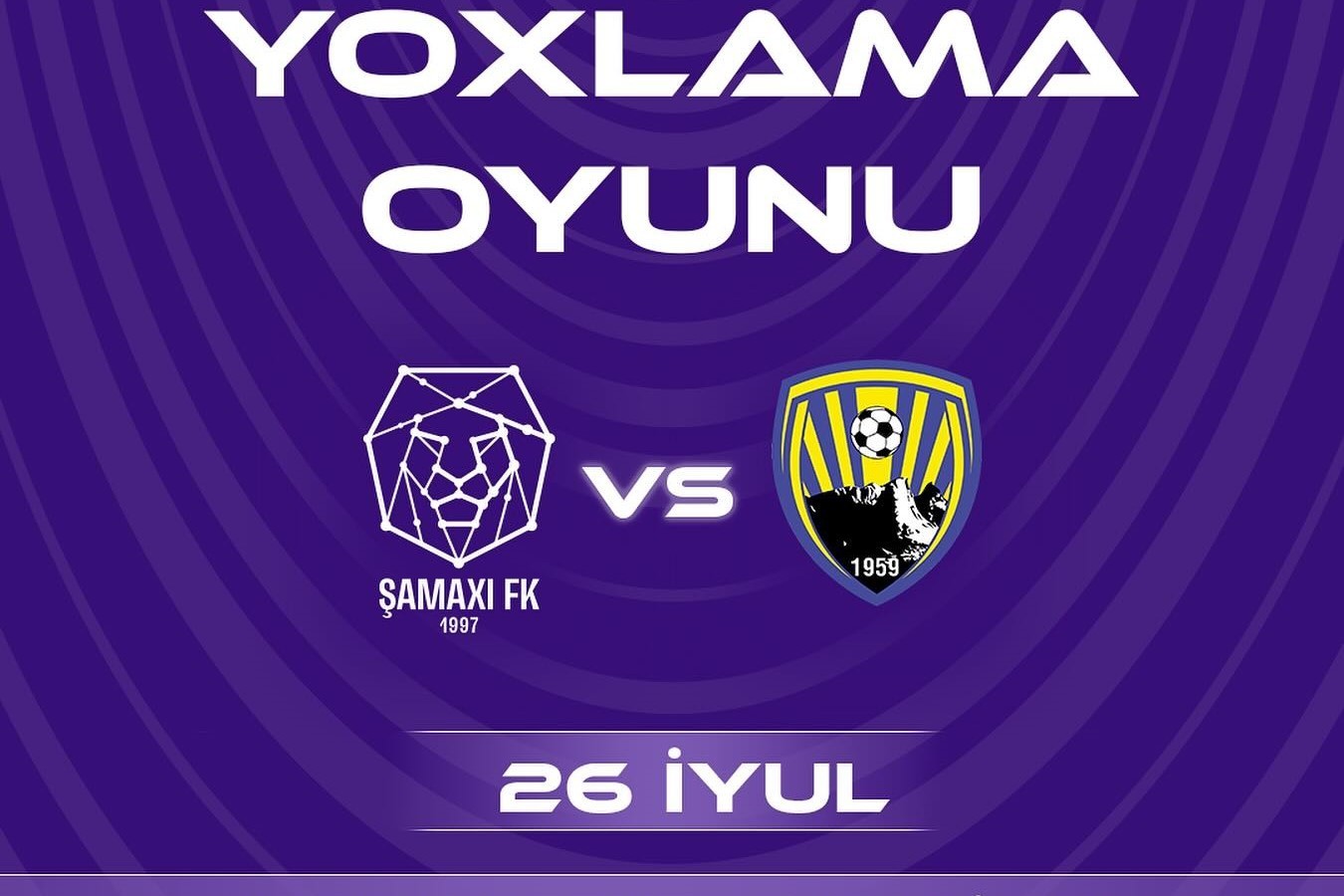 “Şamaxı”nın növbəti rəqibi açıqlanıb
