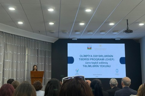 Beynəlxalq Olimpiya Günü münasibətilə tədbir keçirilib - FOTO