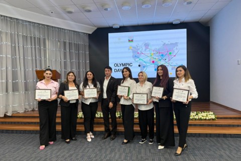 Beynəlxalq Olimpiya Günü münasibətilə tədbir keçirilib - FOTO