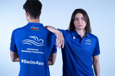 Федерация плавания Азербайджана представила новый логотип и форму спортсменов - ФОТО