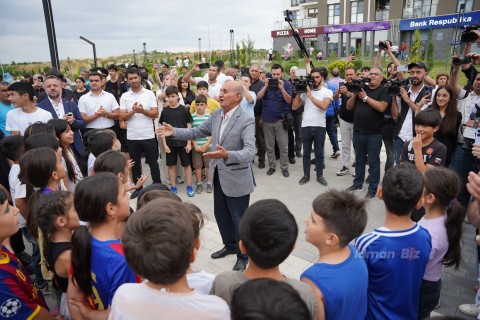 "Qarabağ"ın futbolçuları Füzuli sakinləri ilə görüşüblər - FOTO