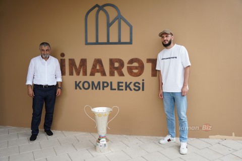 “Qarabağ” çempionluq kuboku ilə “İmarət” stadionunda - FOTO