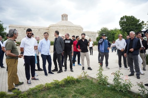 “Qarabağ” çempionluq kuboku ilə “İmarət” stadionunda - FOTO