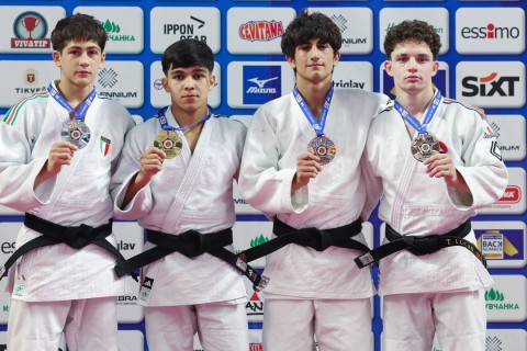 Azerbaijani judokas win gold at European Championship – PHOTO/VIDEO
