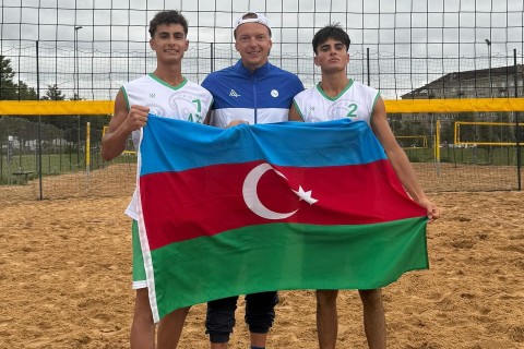 Azerbaijan defeats Armenia at U20 Beach Volleyball Championship