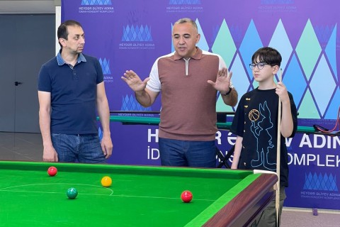Azərbaycanda Bilyard Akademiyası fəaliyyətə başlayıb - FOTO