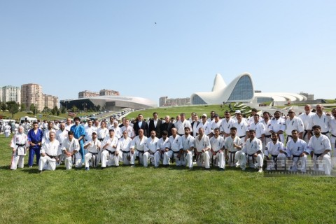 Bakıda kontakt karate üslubları üzrə yay seminarı - FOTO