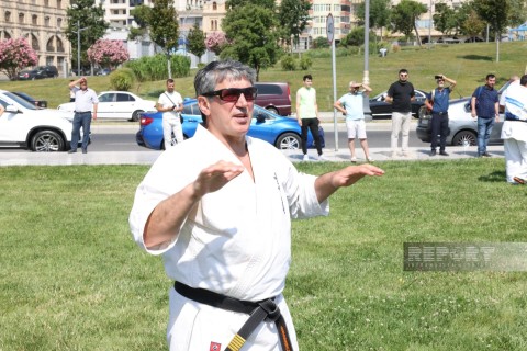 Bakıda kontakt karate üslubları üzrə yay seminarı - FOTO