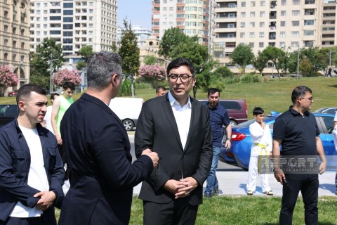 Bakıda kontakt karate üslubları üzrə yay seminarı - FOTO