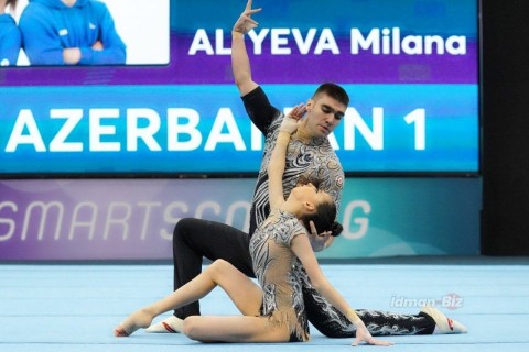 Azerbaijani acrobats in four finals at the World Cup