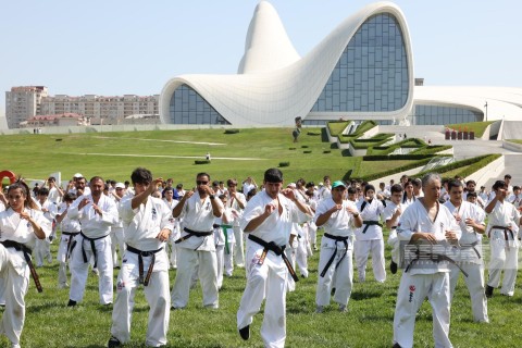 Bakıda kontakt karate üslubları üzrə yay seminarı - FOTO