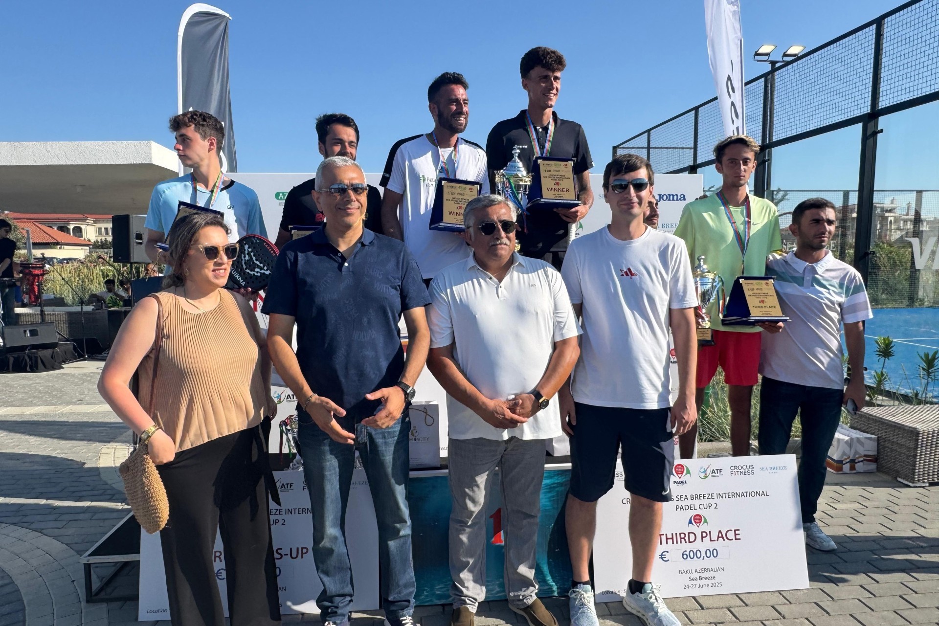 Bakıda Padel tennis üzrə beynəlxalq yarışın qalibləri mükafatlandırılıb - FOTO