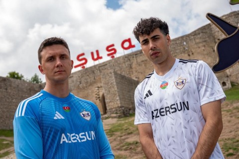 "Qarabağ"ın yeni formalarında Azərbaycan bayrağı - FOTO/VİDEO