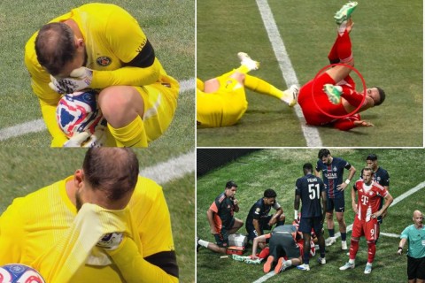 Musialanın qıçı sınıb - Donnarumma göz yaşları içində