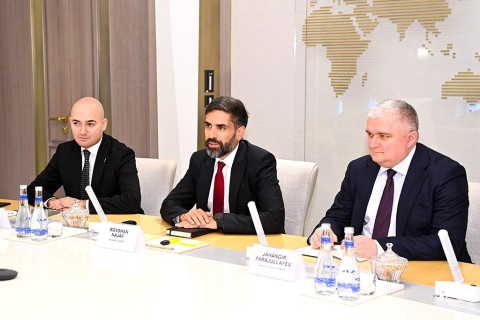 Rövşən Nəcəf Pakistan Futbol Federasiyasının prezidenti ilə görüşüb - FOTO