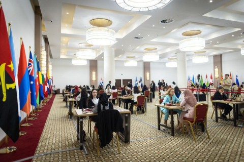 Азербайджанские шахматистки в ответных партиях Кубка мира