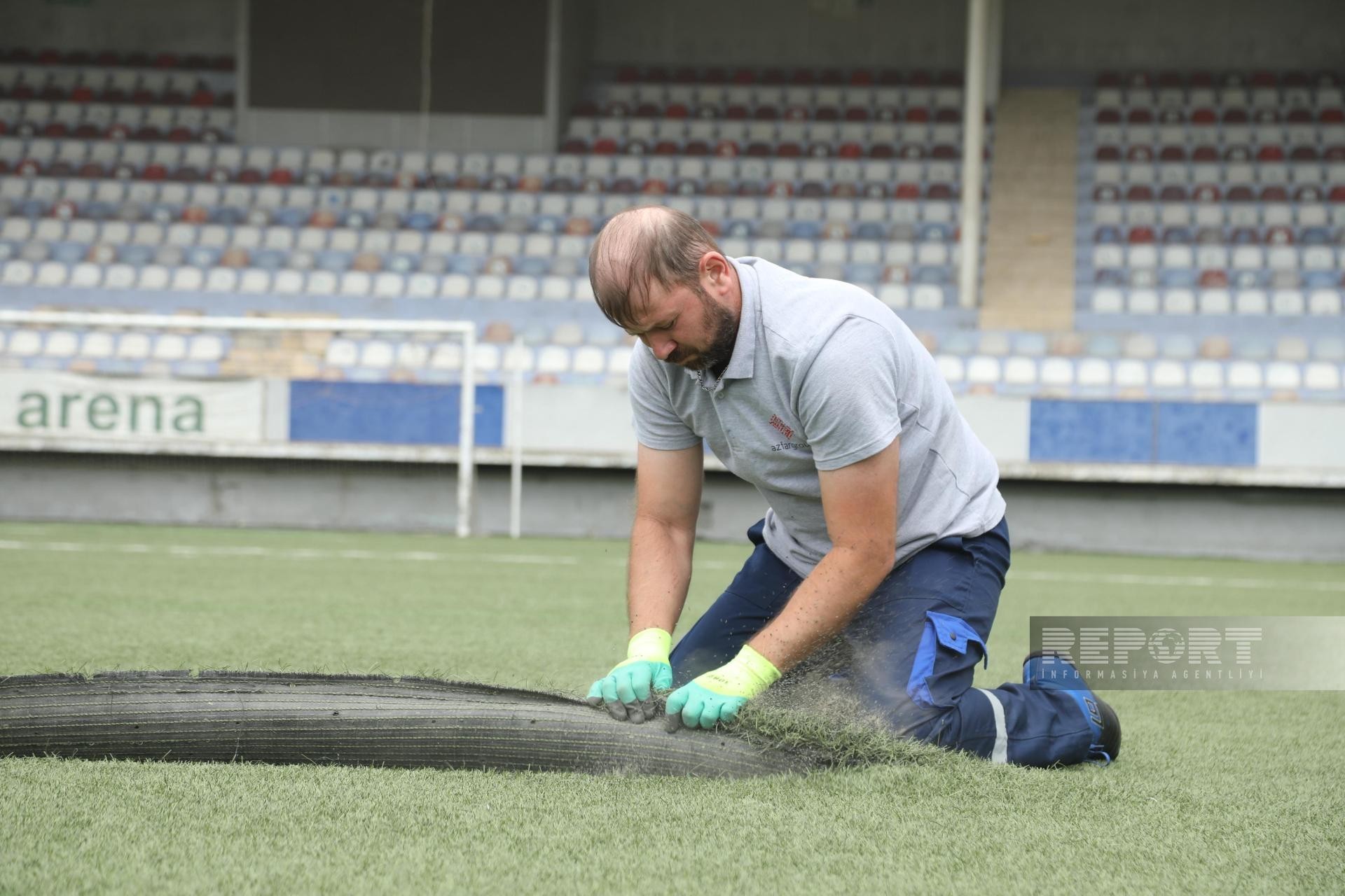 Barcelona FA to open in Baku as renovations begin at ASK Arena - PHOTO