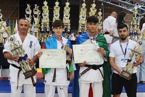 Azerbaijan’s Kyokushin team wins two medals at World Cup - PHOTO