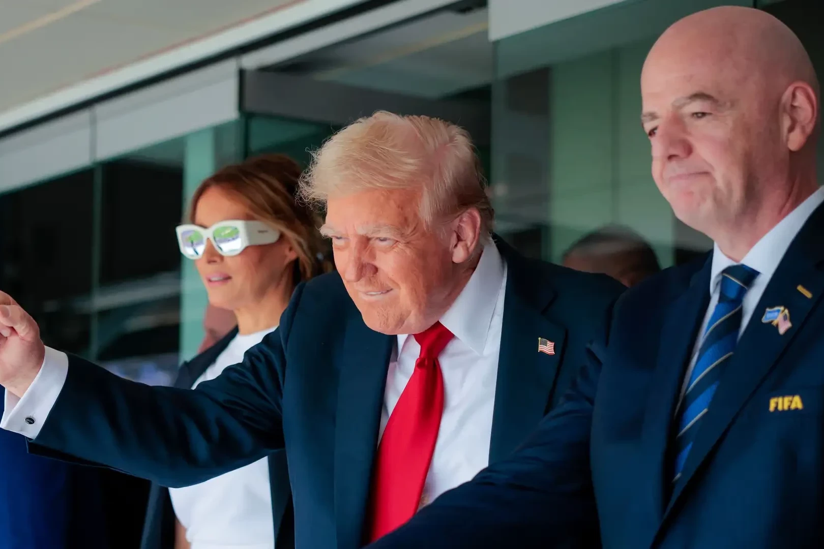 Дональд Трамп посетил финал Клубного ЧМ: в годовщину покушения в Пенсильвании