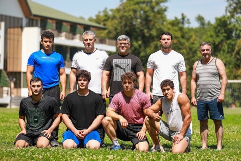 Gənc cüdoçular Avropa çempionatına Nabranda hazırlaşırlar - FOTO