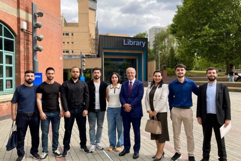 ASA rektoru Böyük Britaniyanın Koventri universitetində - FOTO